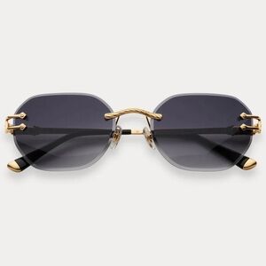 James Oro Black Tint Opus XL Sunglasses